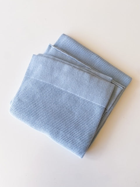 Personalised Baby Blanket - Baby Blue 2 Names